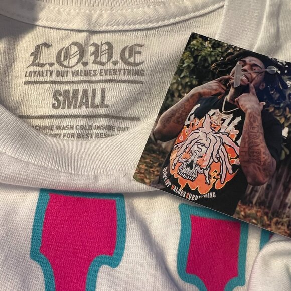 Kodak Black L.O.V.E. Tee NWT Small - Picture 3 of 3